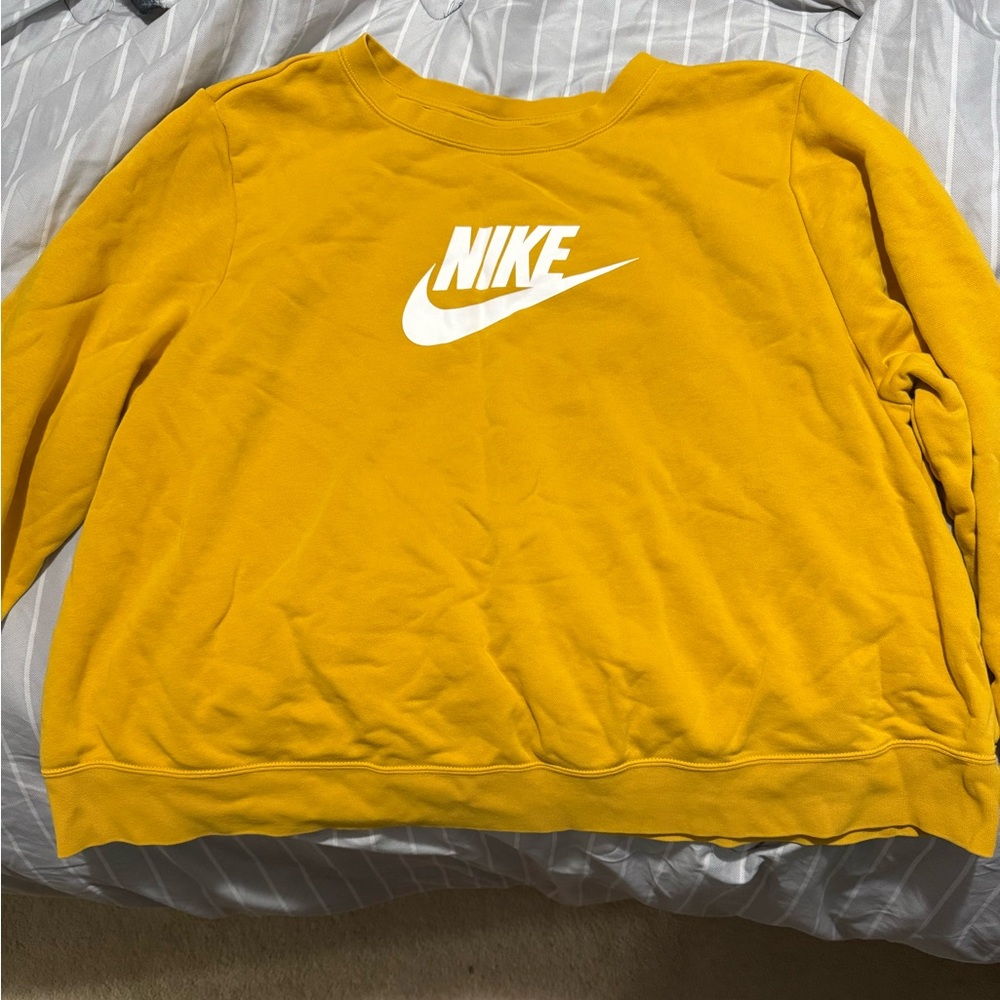 Nike Yellow Sweatshirt